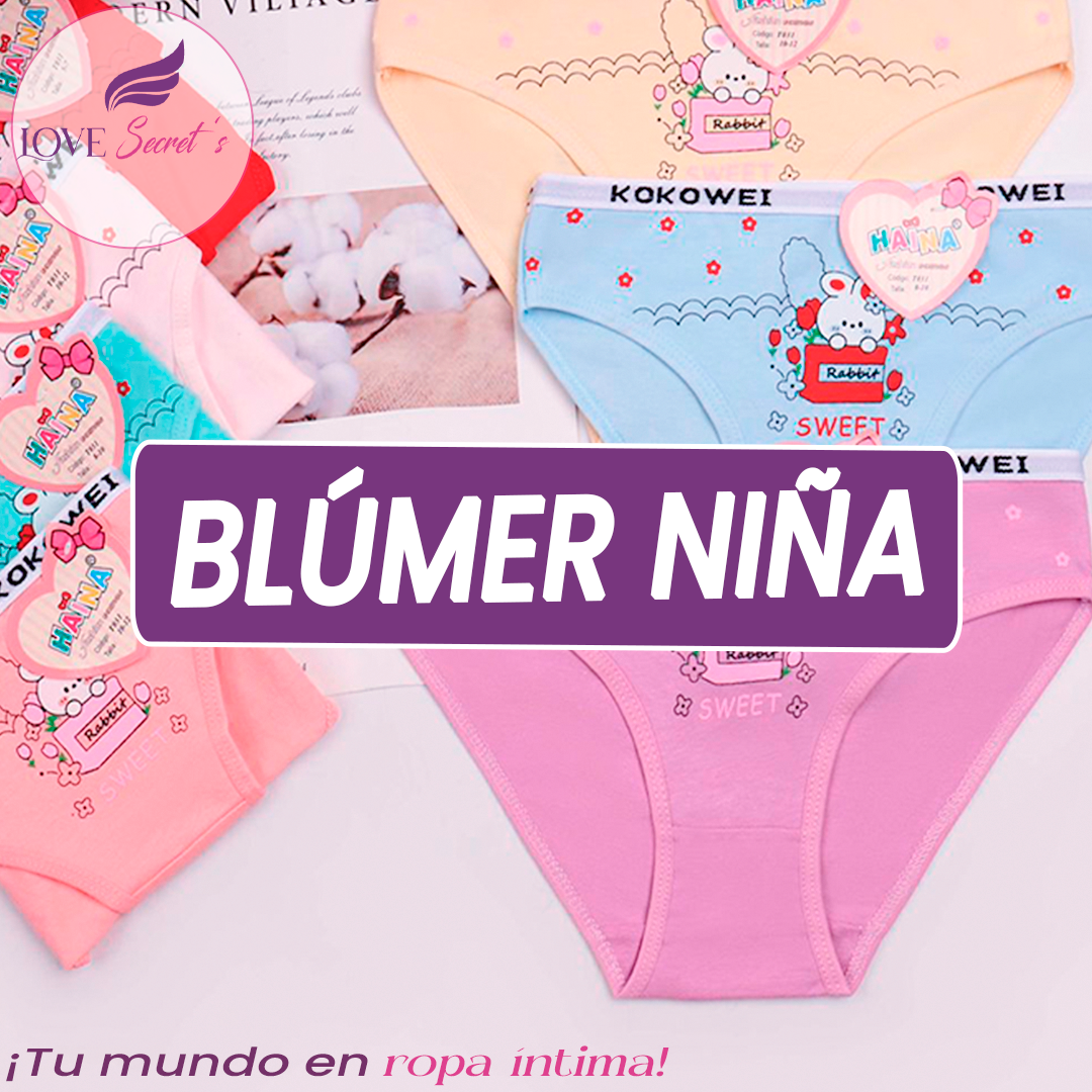 Blúmer niña