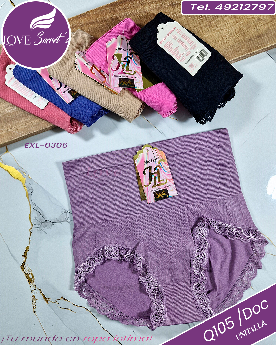 Blúmer dama faja micro / EXL-0306-1DOC