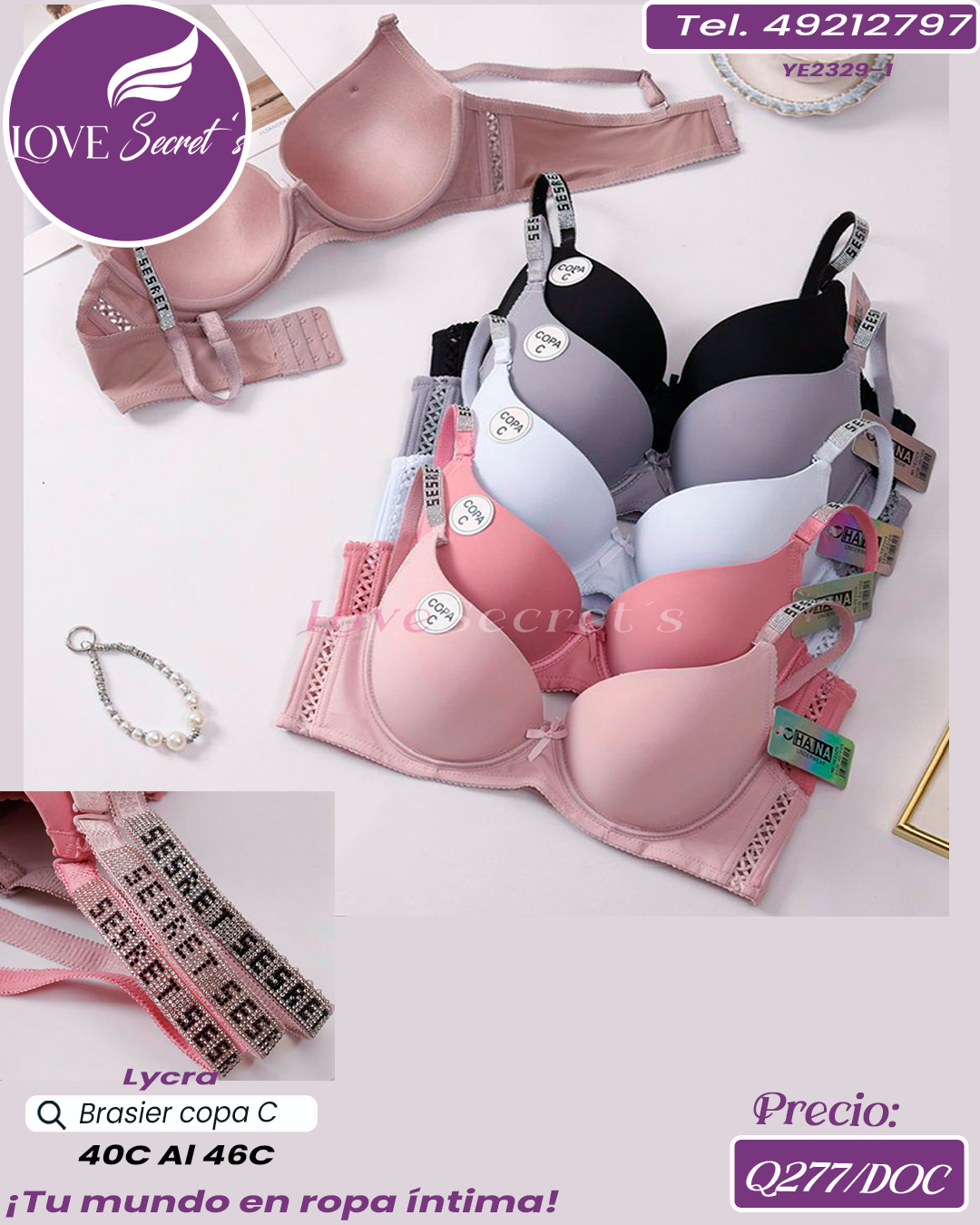 Brasier dama copa C / YE2329-1-1DOC
