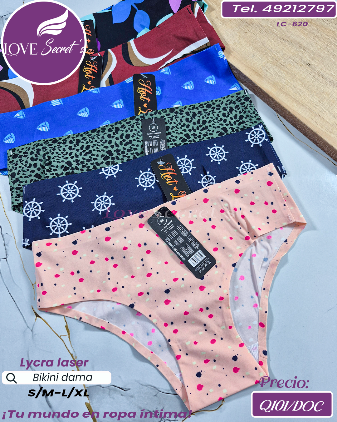 Bikini dama sin costura / LC-620-1DOC