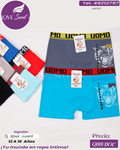 Bóxer niño juve algodón / X9757-1DOC