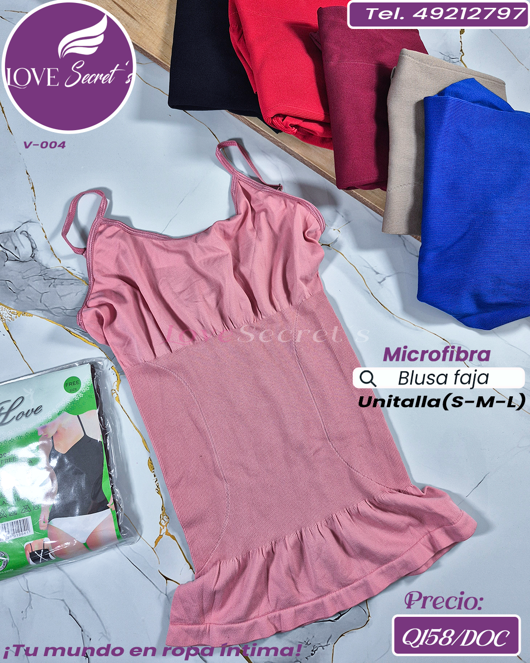 Blusa faja microfibra / V-004-1DOC